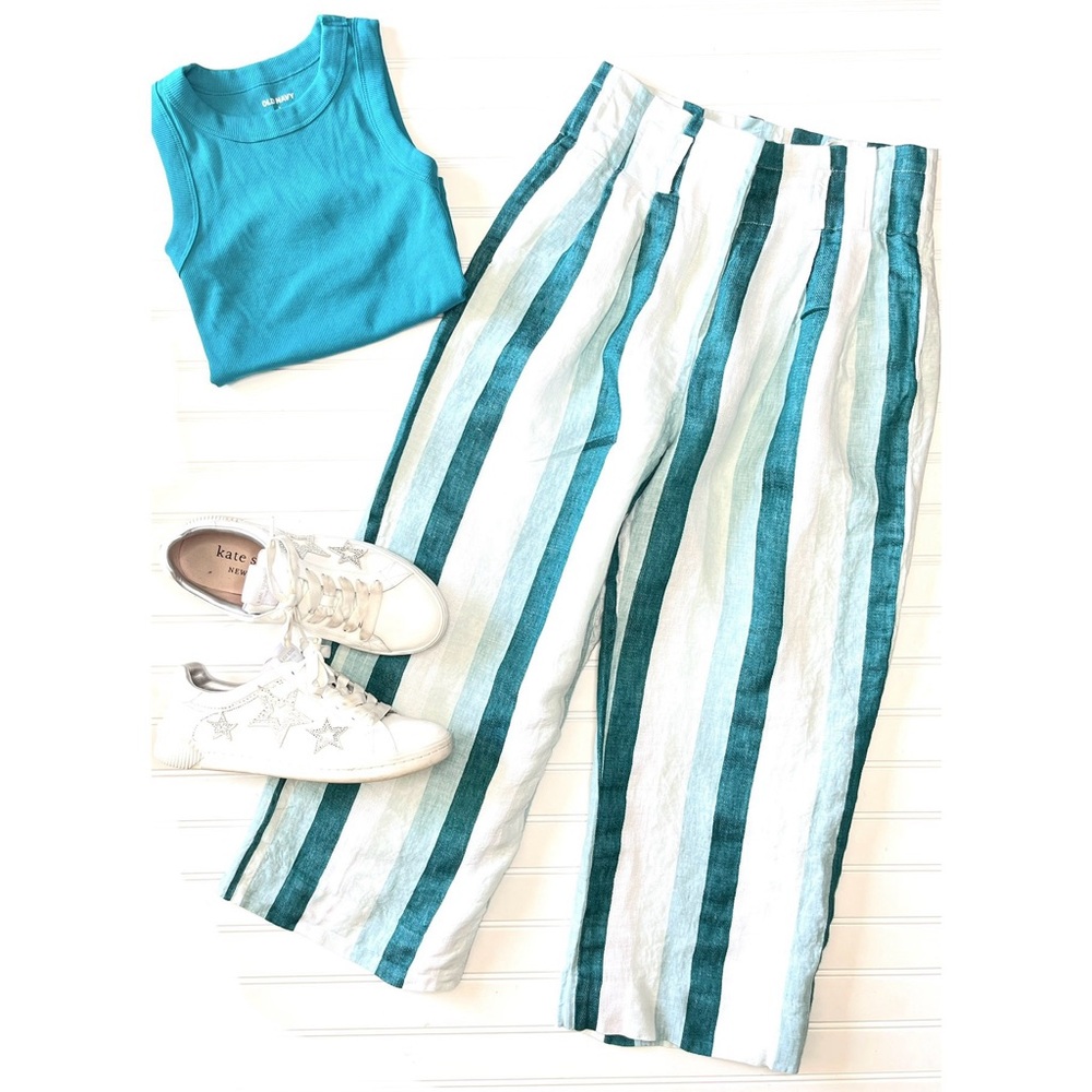 J. Crew Paperbag Linen Pant | size 2